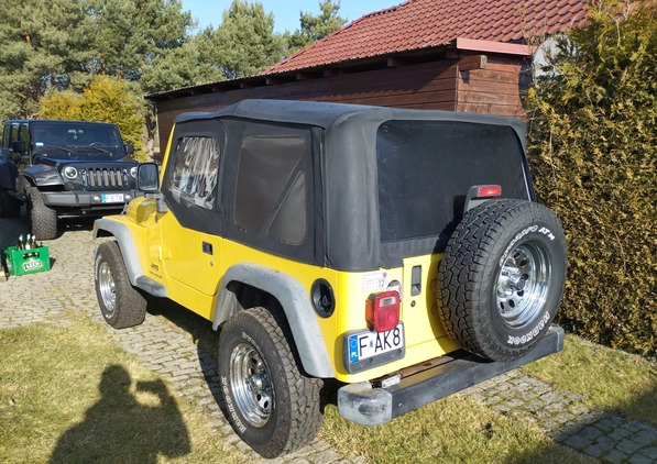 Jeep Wrangler cena 50000 przebieg: 155000, rok produkcji 2004 z Zabłudów małe 154